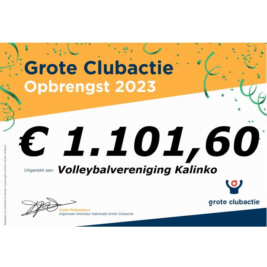 Wie heeft de meeste loten verkocht voor de Grote Clubactie?
