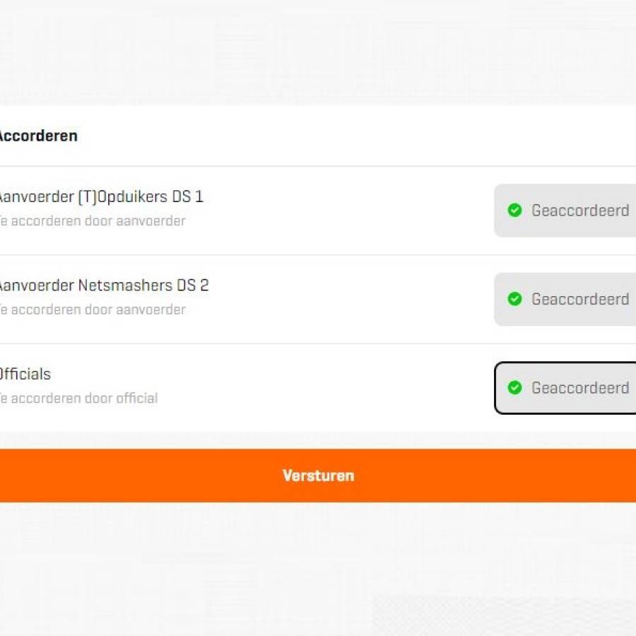 Problemen met het DWF? Meld het meteen bij het wedstrijdsecretariaat!