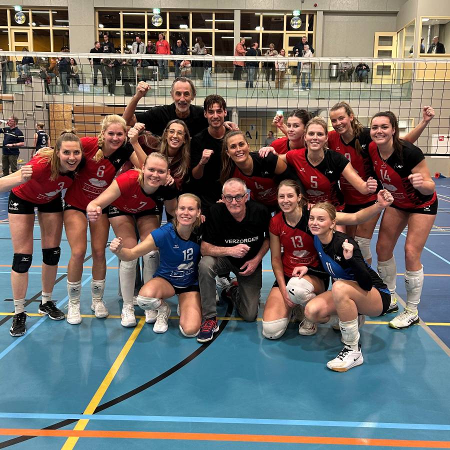 Rommelige sets, strakke uitslag: 0-4 voor Kalinko Dames 1