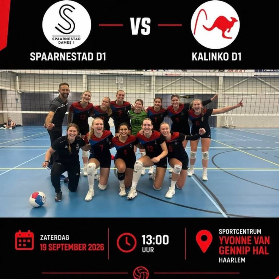 Ook bekerwinst voor Kalinko Dames 1 in Haarlem!