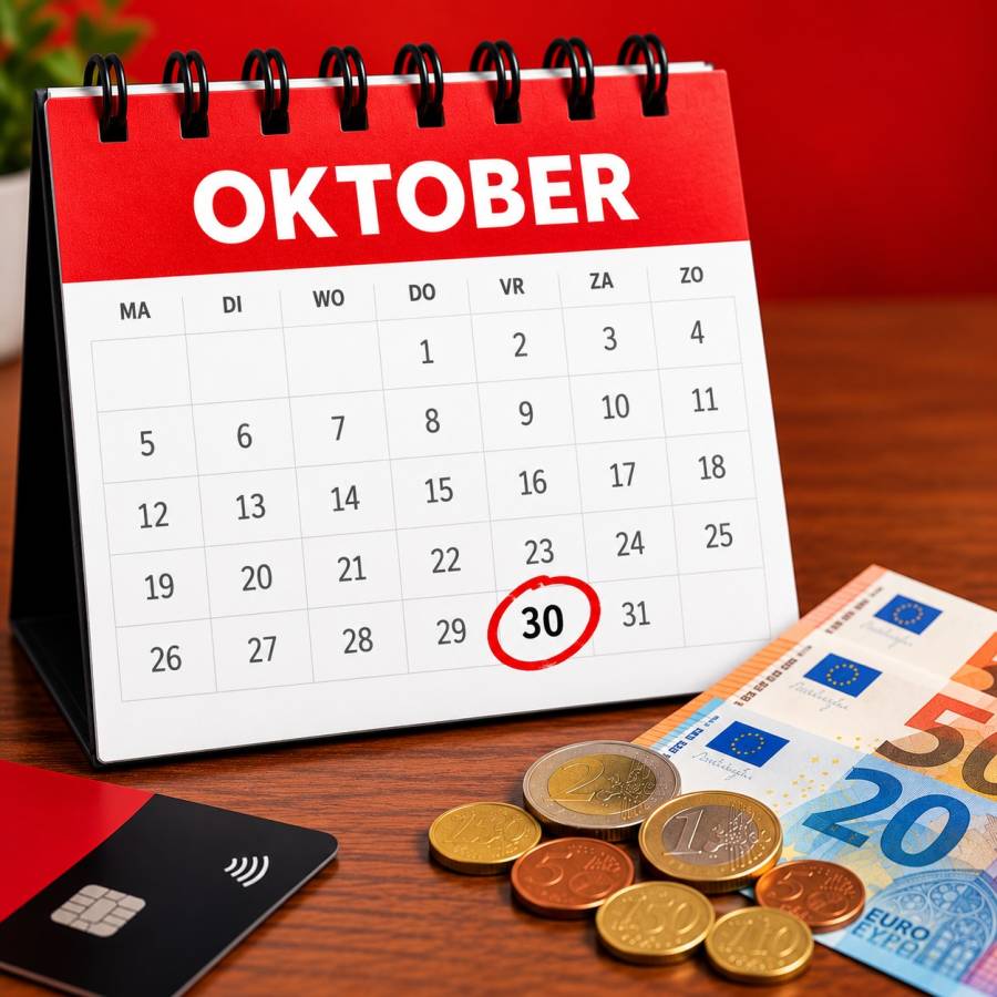 Automatische incasso contributie rond 30 oktober